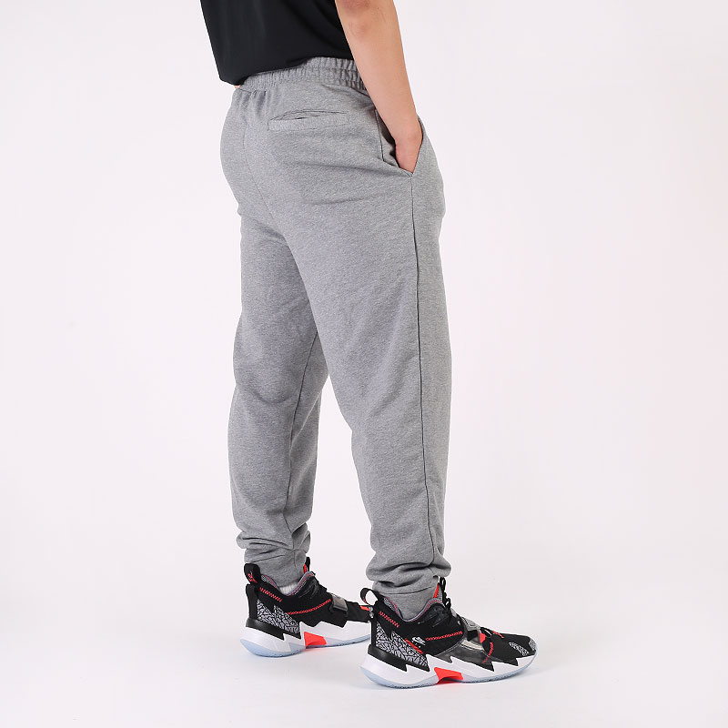 мужские серые брюки Jordan Jumpman Classics Lightweight Fleece Trousers CK2850-092 - цена, описание, фото 6